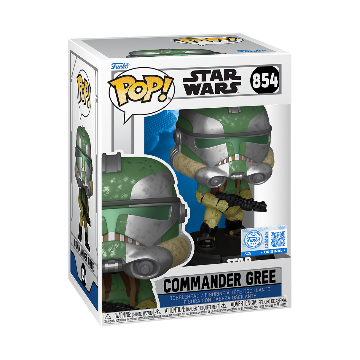 Funko Pop! Star Wars: Commander Gree (Funko Special Edition)