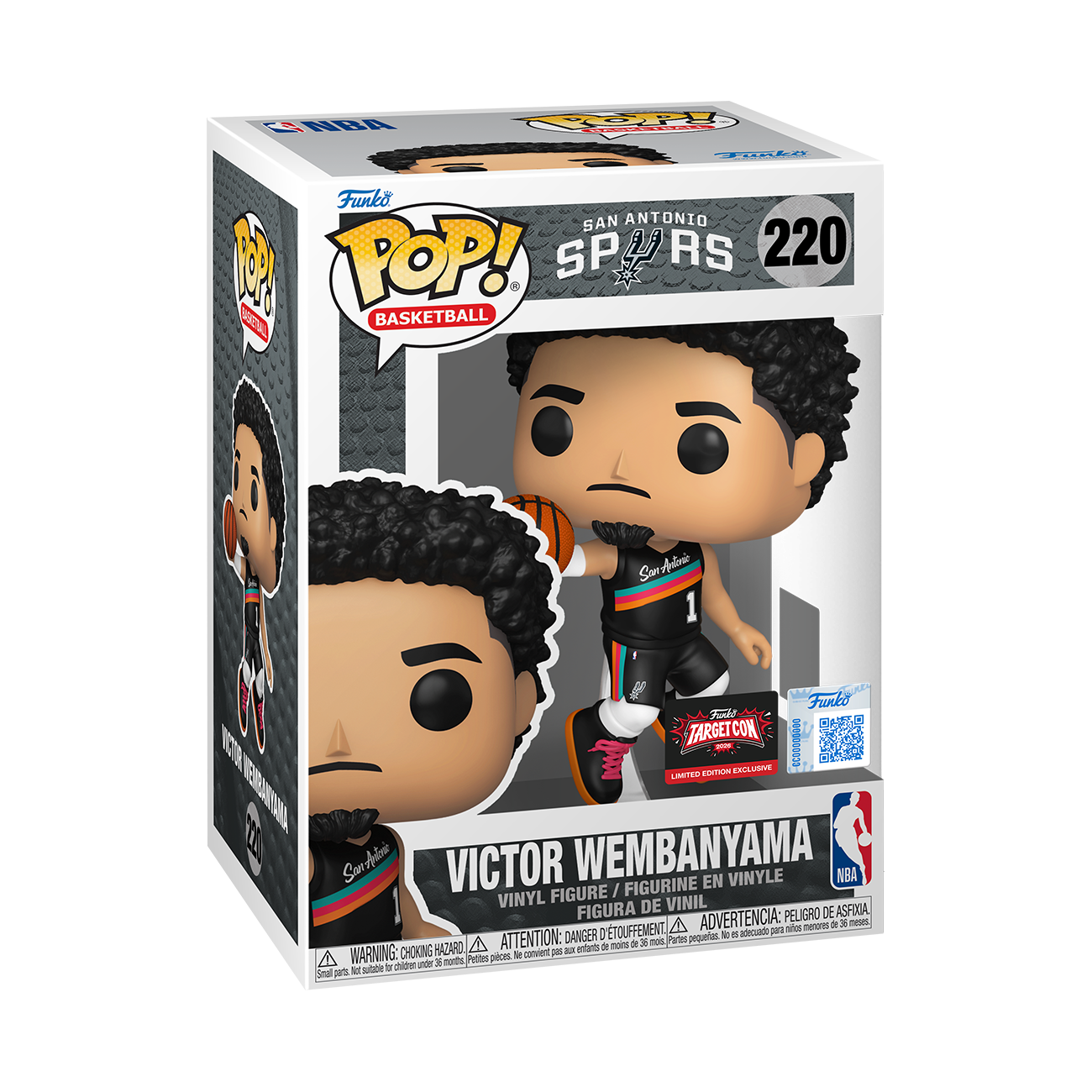 Funko Pop! Baketball: NBA's San Antonio Spurs: Victor Wembanyama