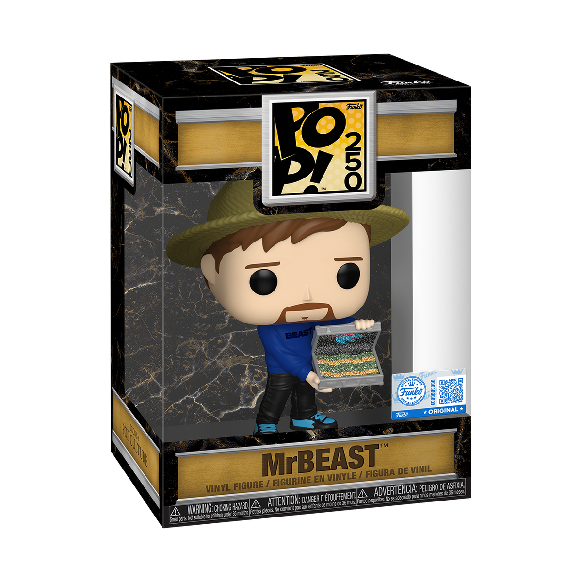 Funko Pop! Icons: Mr.Beast (Pop! 250) (Diamond Collection)