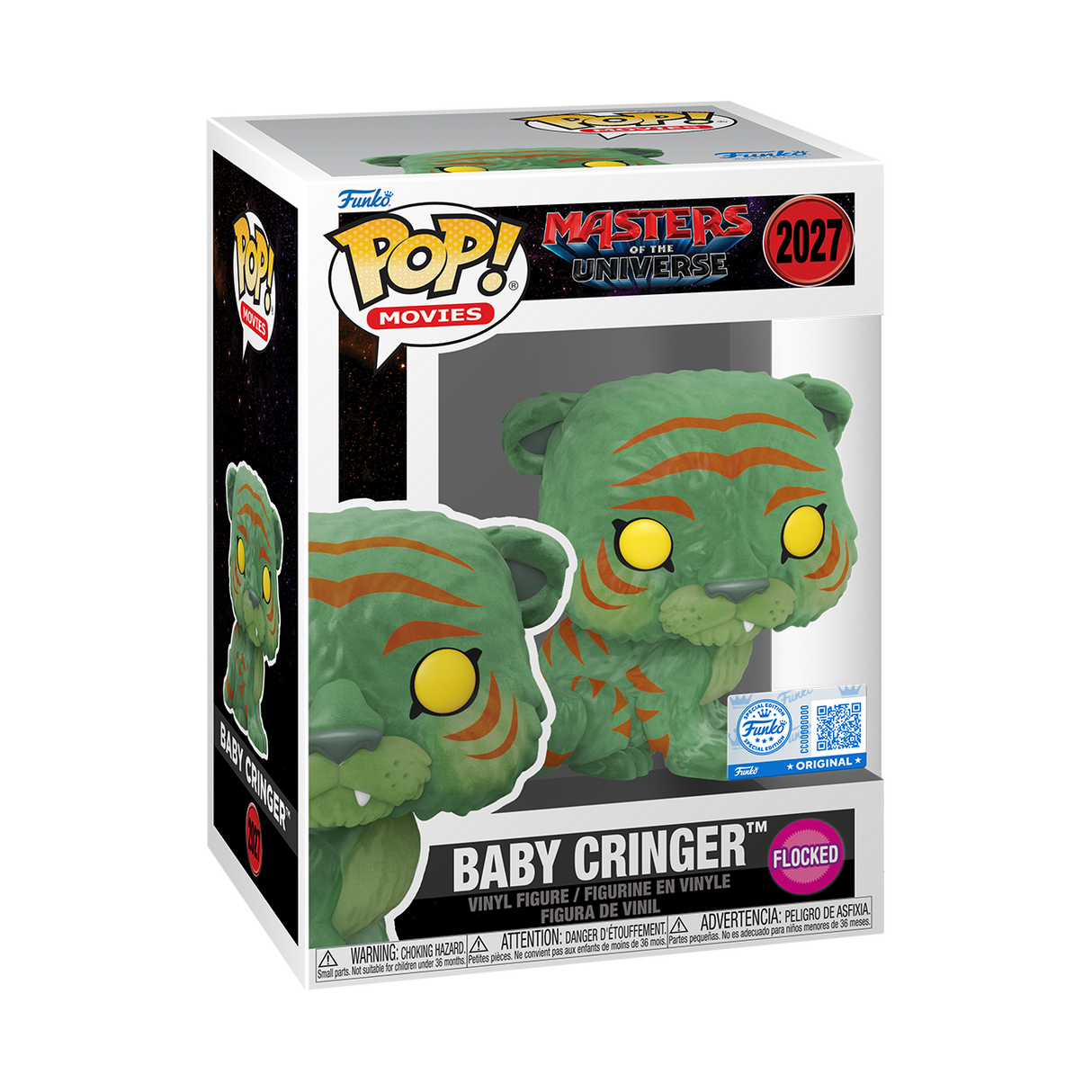 Funko Pop! Movies: Masters of the Universe: Baby Cringer (Flocked) (Target Exclusive)
