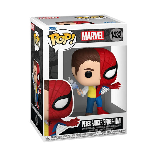 Funko Pop! Marvel Comics Split: Peter Parker/Spider-Man