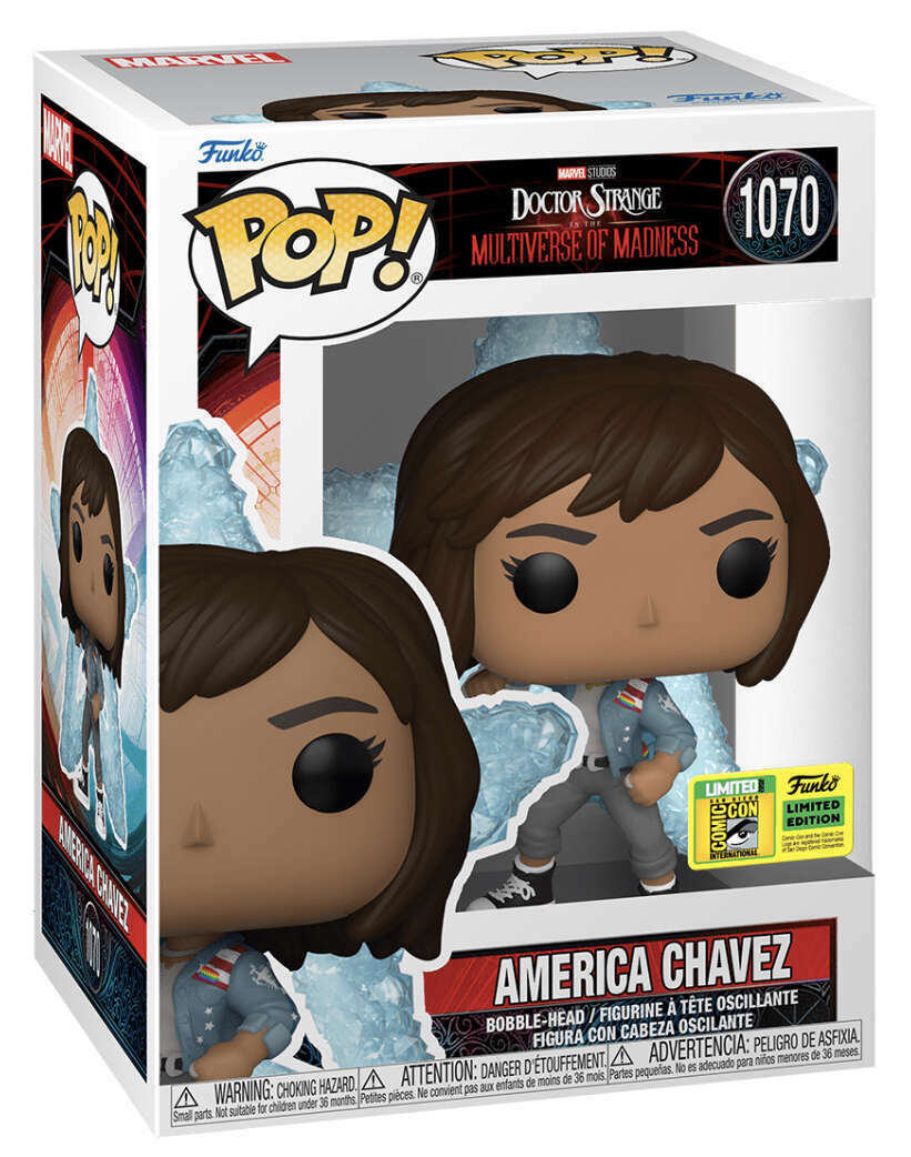 Funko Pop! Marvel: Doctor Strange in the Multiverse of Madness: America Chavez (2022 SDCC Convention Exclusive)