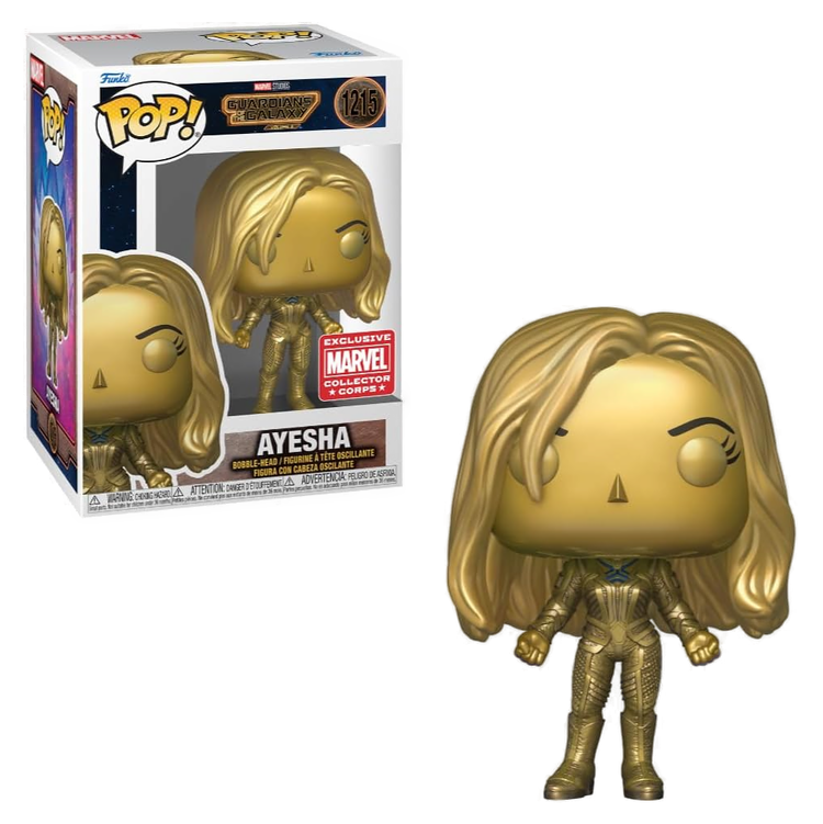 Funko Pop! Marvel: Guardians of the Galaxy Volume 3: Ayesha (Marvel Collector Corps Exclusive)