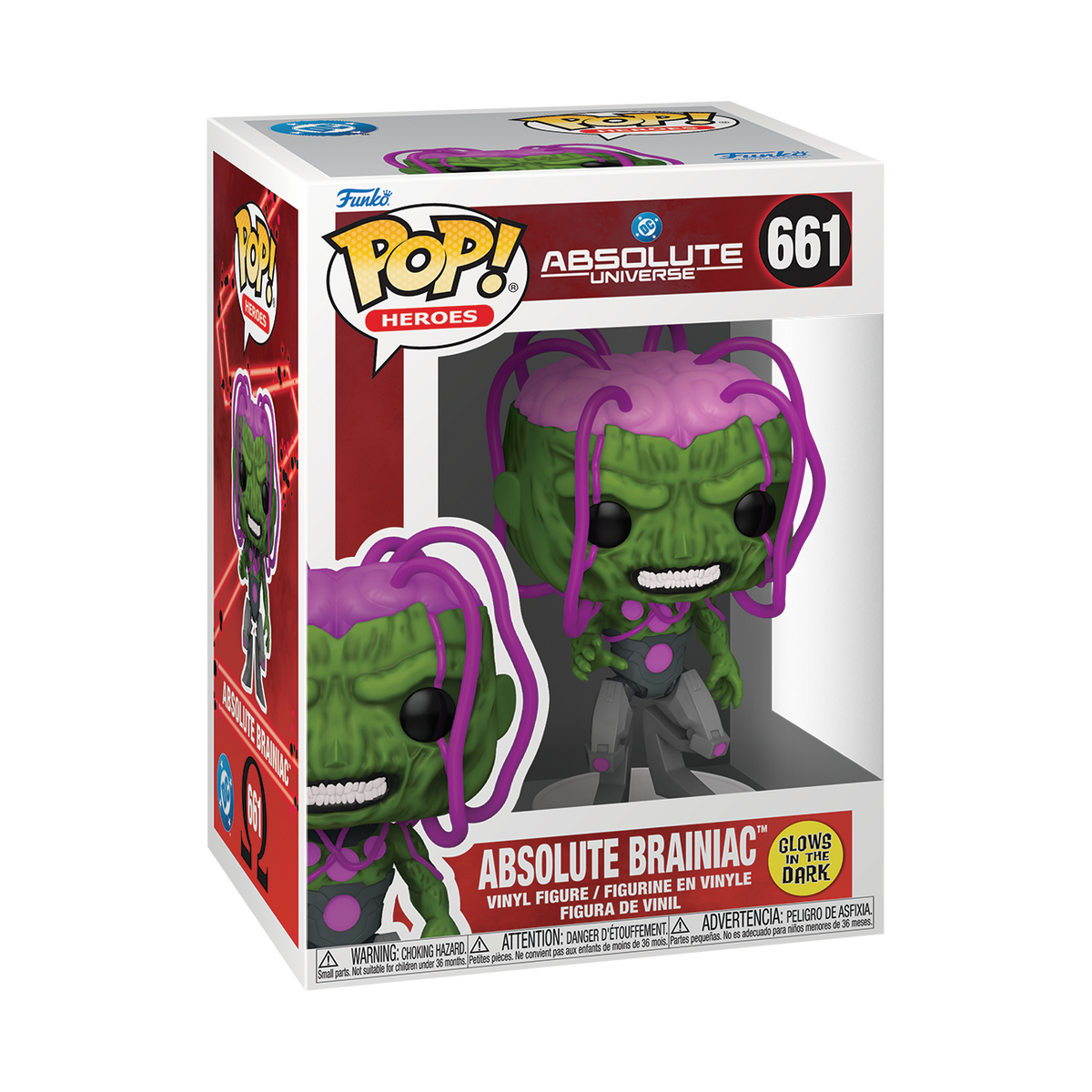 Funko Pop! Heroes: Absolute Universe: Absolute Brainiac (Glow)