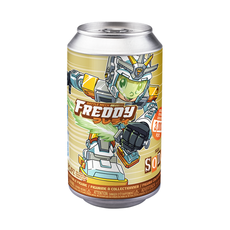 Funko Soda Battle Mech Freddy collectible figure with metallic paint and detailed design, exclusive to Funko Fundays 2025.