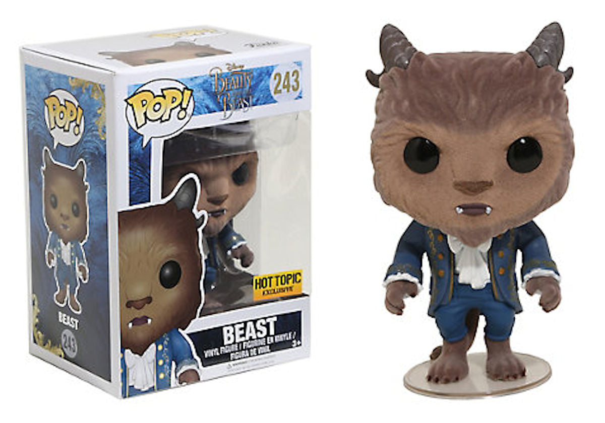 Funko Pop! Disney: Beauty and the Beast: Beast (Live Action) (Flocked) (Hot Topic Exclusive)