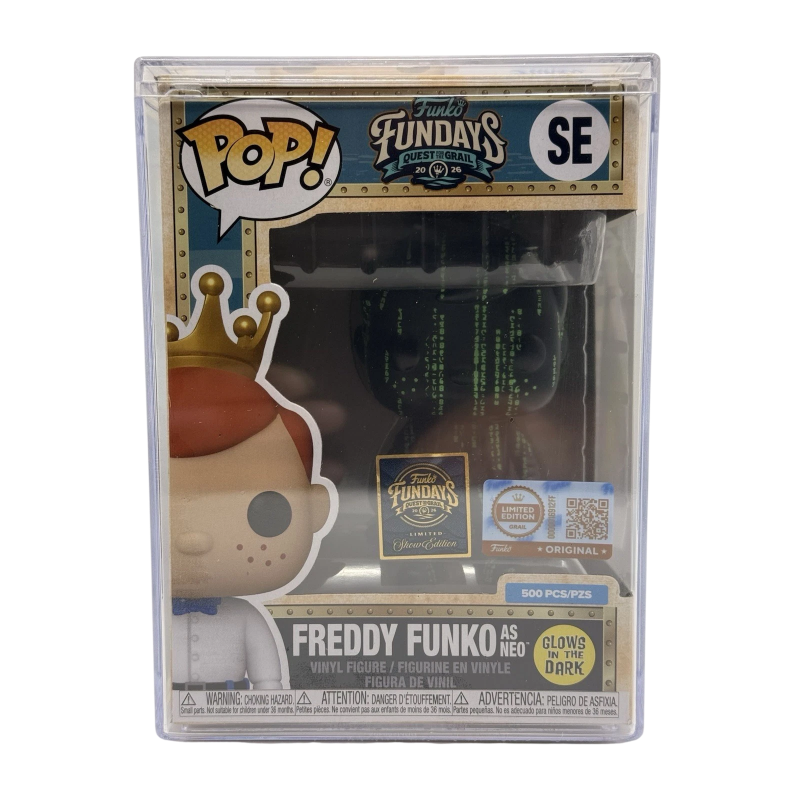 Funko Pop! Funko Fundays Quest for the Grail: Freddy as Neo (Glow) (LE 500) (Funko Grail Edition) (2026 Fundays Exclusive)