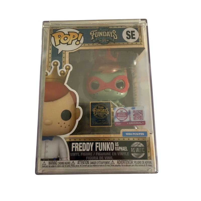Funko Pop! Funko Fundays Quest for the Grail: Freddy as Raphael (Metallic) (LE 1,050) (Funko Legendary Edition) (2026 Fundays Exclusive)