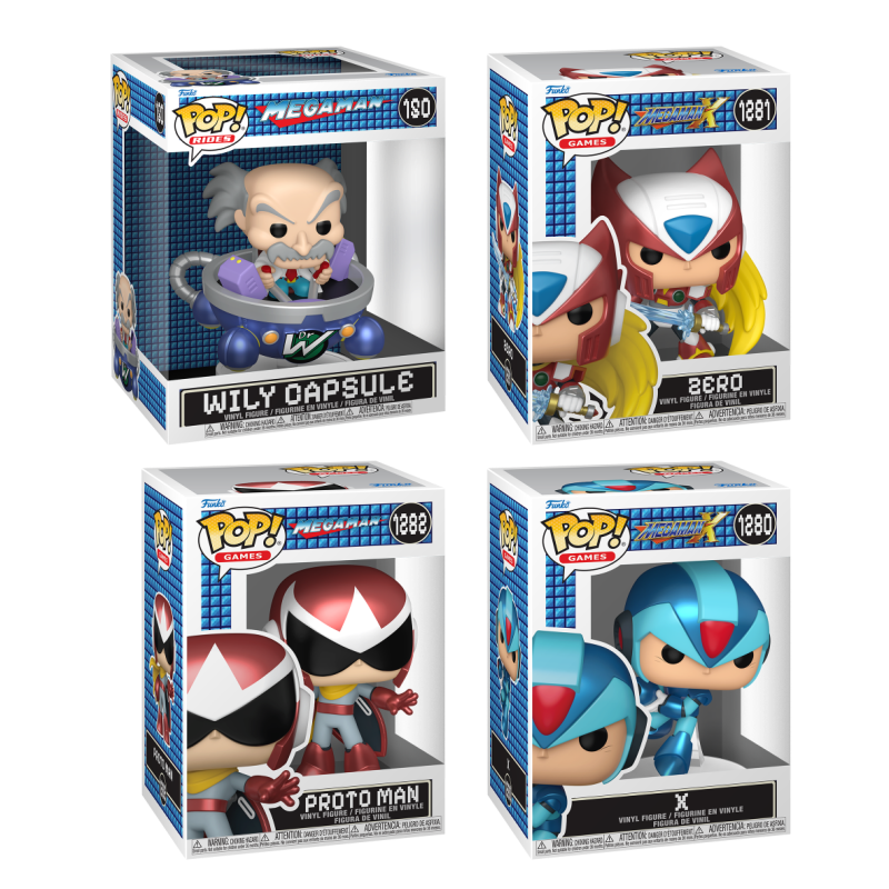 Funko Pop! Games: Megaman: 4 Pop Bundle
