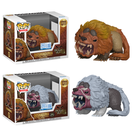 Funko Pop! Premium figure of Doshaguma from Monster Hunter Wilds, featuring detailed design and collectible appeal.