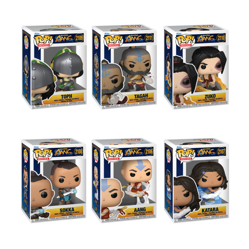 Funko Pop! Movies: Avatar the Last Airbender: 6 Pop Bundle