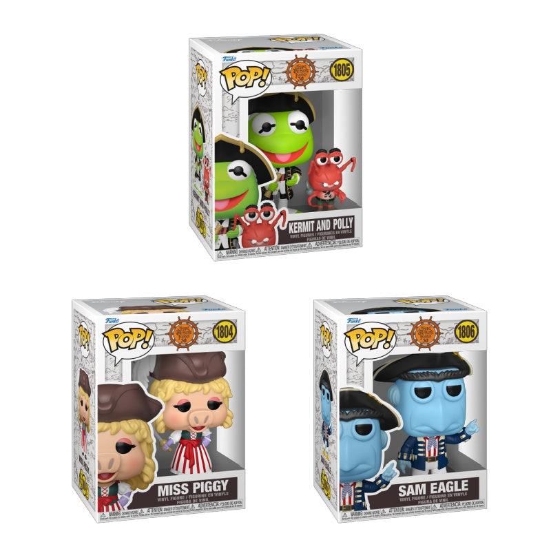 Funko Pop! Disney: Muppet Treasure Island: 3 Pop Bundle