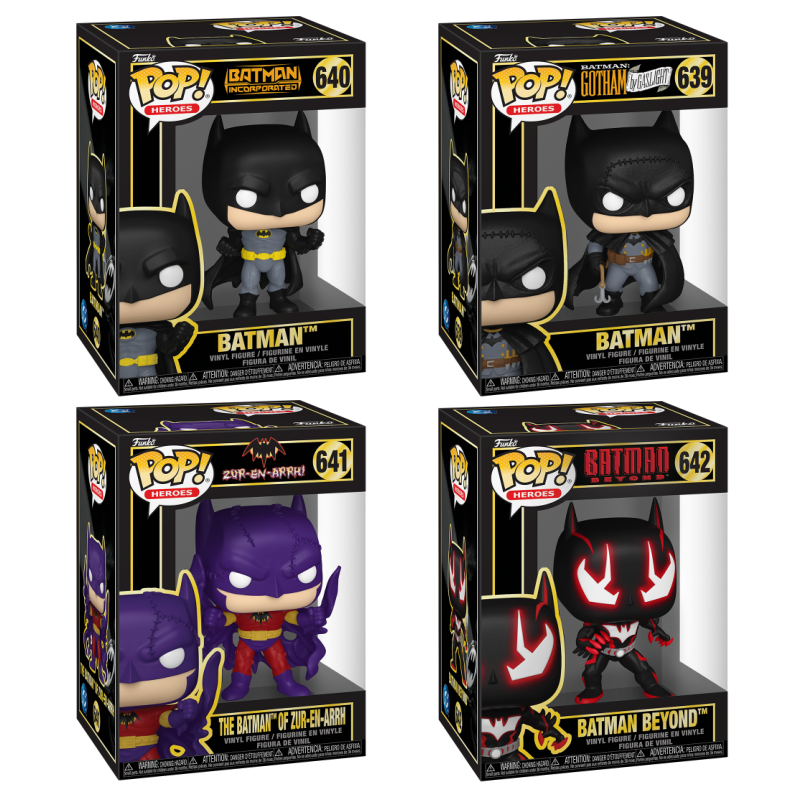 Funko Pop! Heroes: Batman: DC Through the Years: 4 Pop Bundle