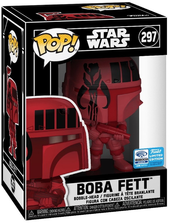 Funko Pop! Star Wars: Boba Fett (Futura Red) (2020 WonderCon Convention Exclusive)