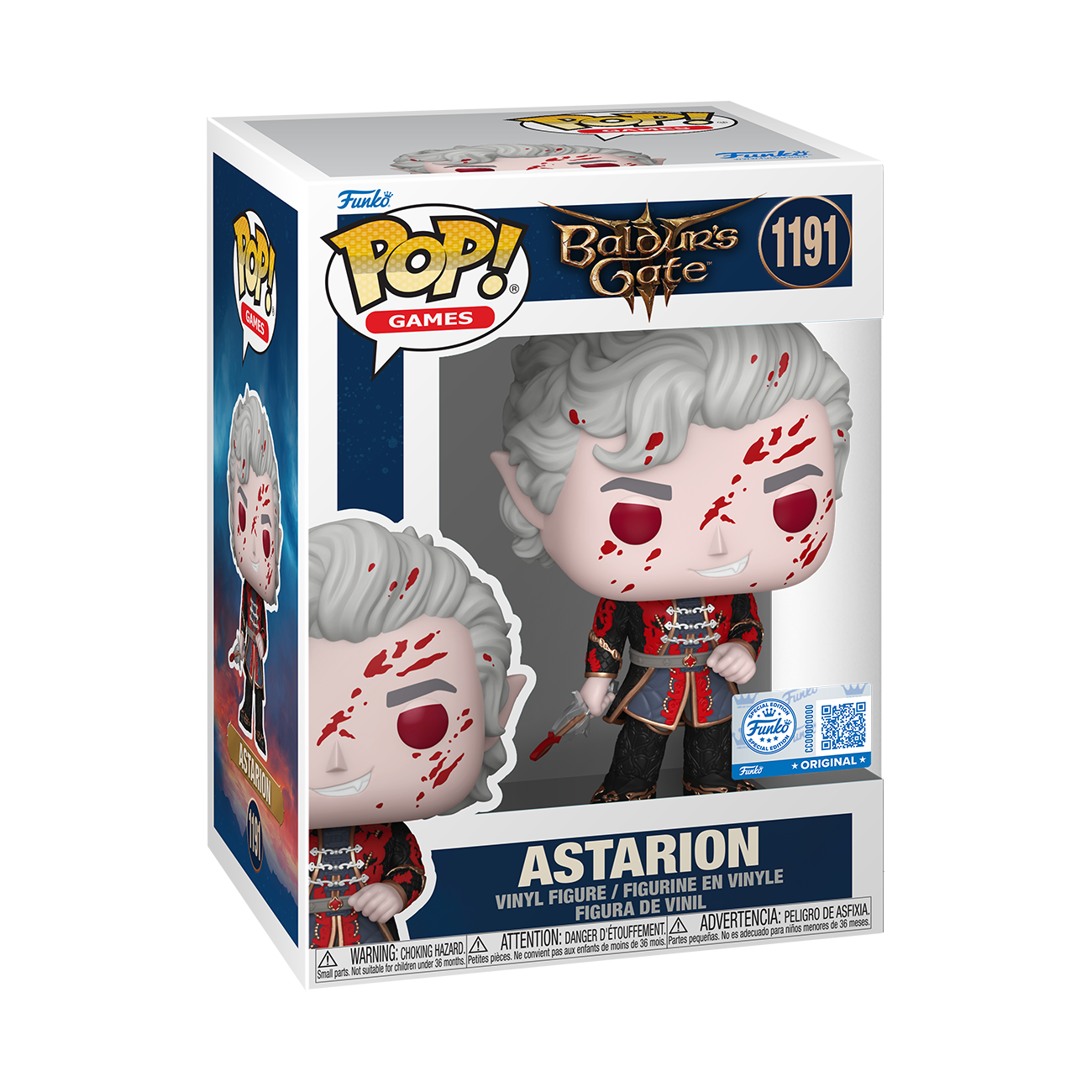 ゲームキャラクター funko pop Baldur's Gate3 Astarion figure Funko Pop! Games: Baldur's Gate III: Astarion (Funko Shop