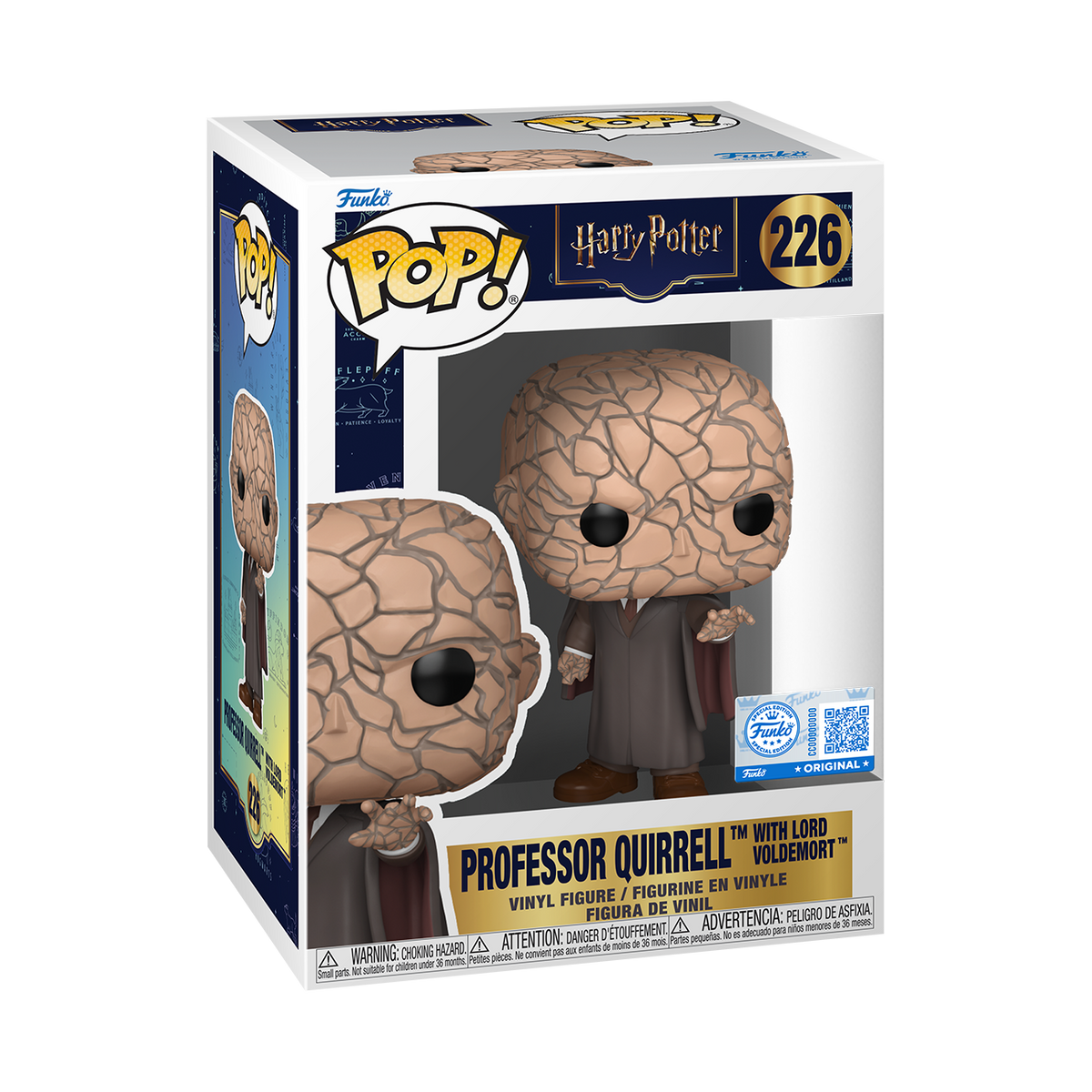 Funko Pop! Harry Potter: Professor Quirrell with Lord Voldemort (Funko Special Edition)