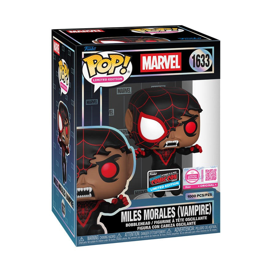Funko Pop! Marvel: Miles Morales (Vampire) (LE 1,000) (Funko Legendary Edition) (2026 NYCC Convention Exclusive)