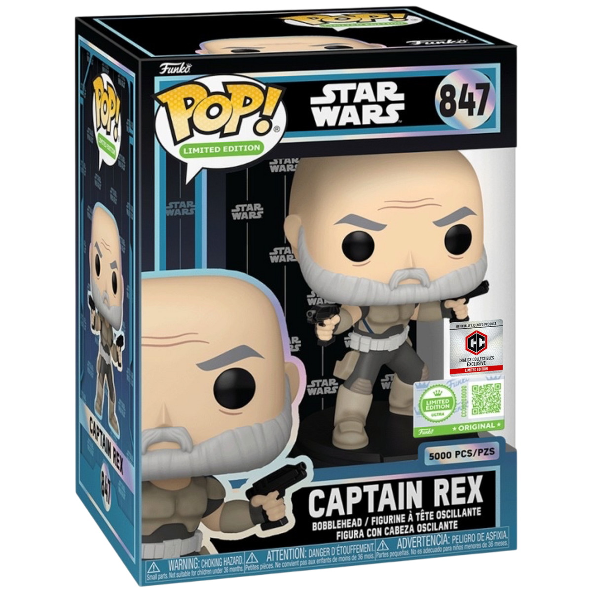Funko Pop! Star Wars: Captain Rex (LE 5,000) (Funko Ultra Exclusive) (Chalice Collectibles Exclusive