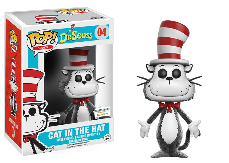 Funko Pop! Books: Dr.Seuss: The Cat in the Hat (Flocked) (Barnes and Noble Exclusive)