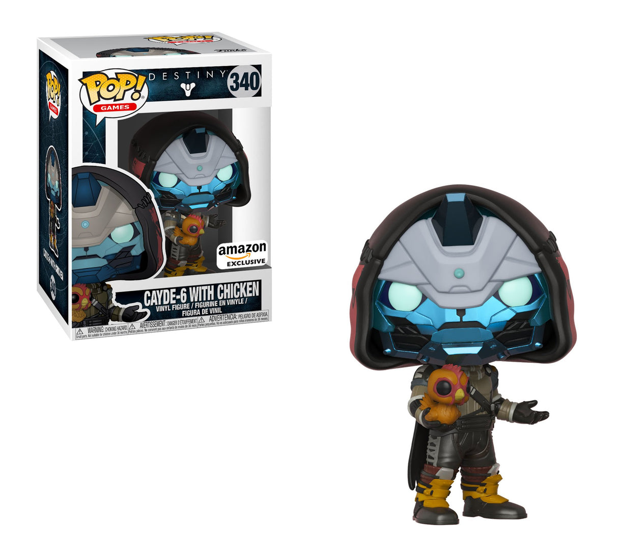 Funko Pop! Games: Destiny: Cayde-6 with Chicken (Amazon Exclusive) (Box Imperfection)