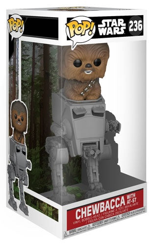 Funko Pop! Star Wars: Chewbaca with AT-ST (Box Imperfection)