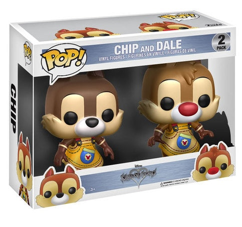 Funko Pop! Disney: Kingdom Hearts: Chip and Dale (2 Pack) (Box Imperfection)