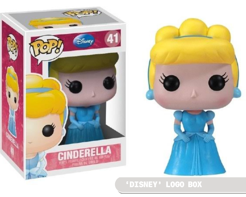 Funko Pop! Disney: Cinderella (Disney Logo Box Re-Release)