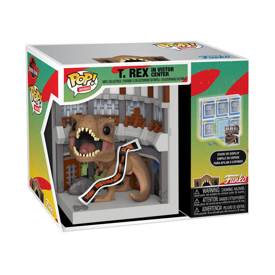 Funko Pop! Nooks: Jurassic Park: T.Rex in Welcome Centre