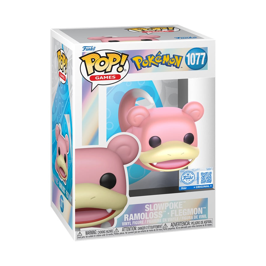 Funko Pop! Games: Pokemon: Slowpoke (Pearlescent) (Pokemon Center Exclusive)