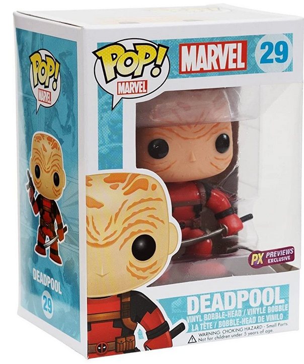 Funko Pop! Marvel: Deadpool (Unmasked) (PX Previews Exclusive)