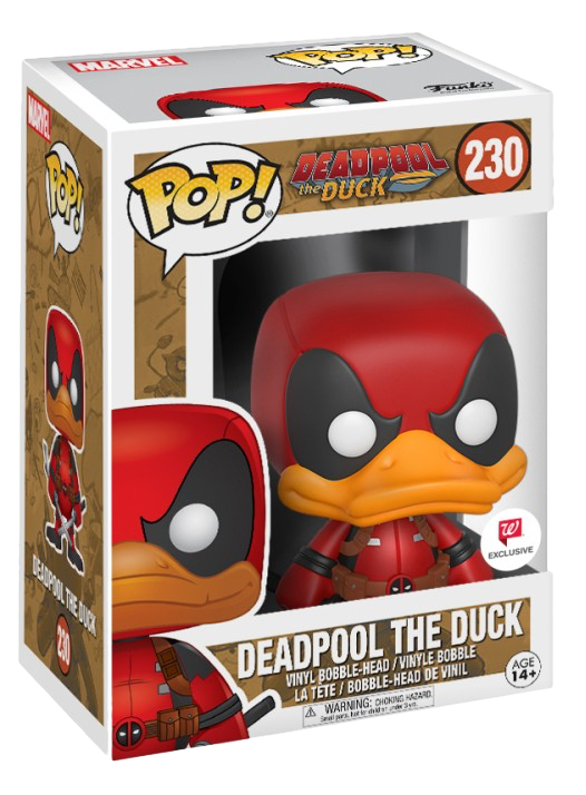 Funko Pop! Marvel: Deadpool the Duck (Walgreens Exclusive) (Box Imperfection)