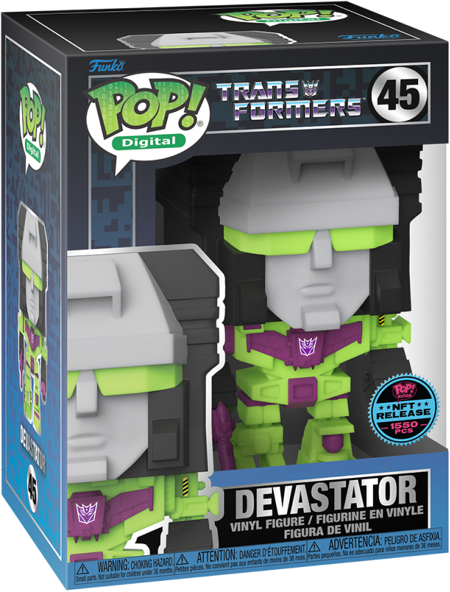 Funko Pop! Digital: Transformers: Devastator (LE 1,550) (NFT Legendary Exclusive)