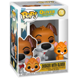 Funko Pop! Disney Oliver and Company Dodger with Oliver vinyl figure, featuring detailed character design and vibrant colors.