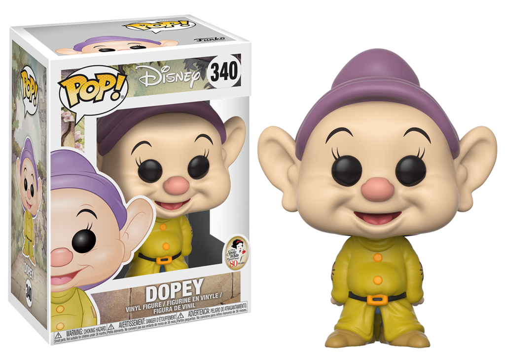 Funko Pop! Disney: Snow White and The Seven Dwarfs: Dopey (Box Imperfections)