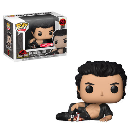 Funko Pop! Movies: Jurassic Park 25th Anniversary: Dr. Ian Malcolm (Wounded) (Special Edition Sticker)
