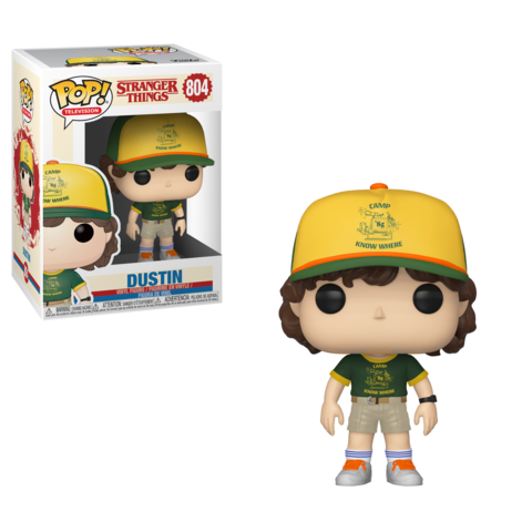 Funko Pop! Stranger Things: Dustin in Camp Knowhere Shirt (Box Imperfection)