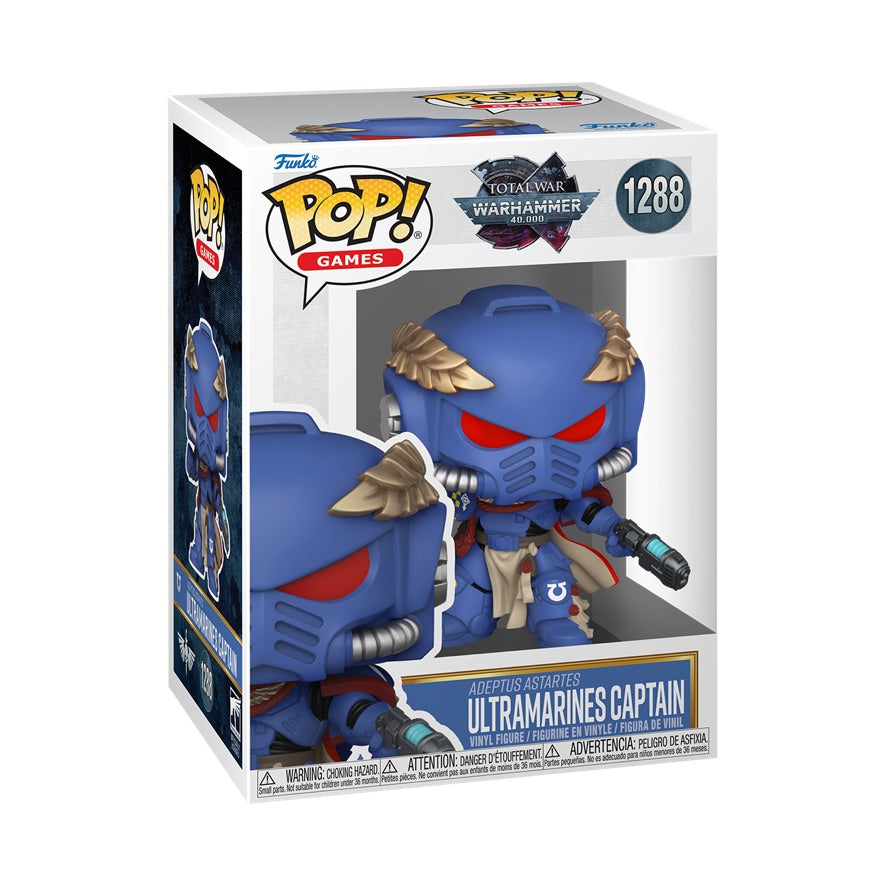 Funko Pop! Games: Warhammer: Ultra Marines Captain