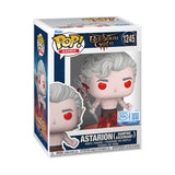Funko Pop! Astarion Vampire Ascendant figure from Baldur's Gate 3, toy collectible with detailed vampire costume and pose.