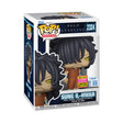 Funko Pop! Animation Solo Leveling Sung Il-Hwan figure, shared exclusive collectible, detailed stylized figure on display.