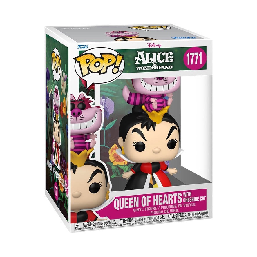 Funko Pop! Premium: Disney: Alice in Wonderland: Queen of Hearts with Cheshire Cat