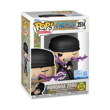 Funko Pop! Animation: One Piece: Roronoa Zoro (Dressrosa Arc) (Glow) (GameStop Exclusive)