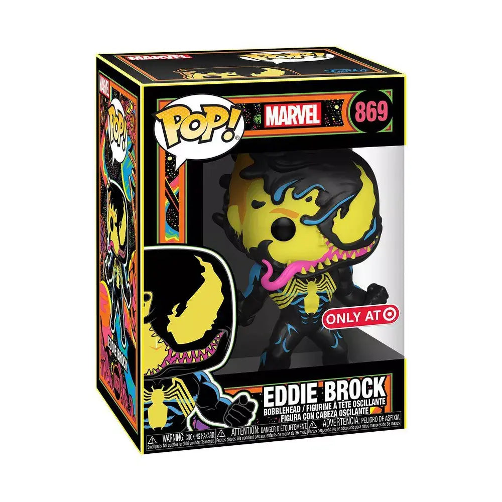 Funko Pop! Marvel: Eddie Brock (Black Light) (Target Exclusive)