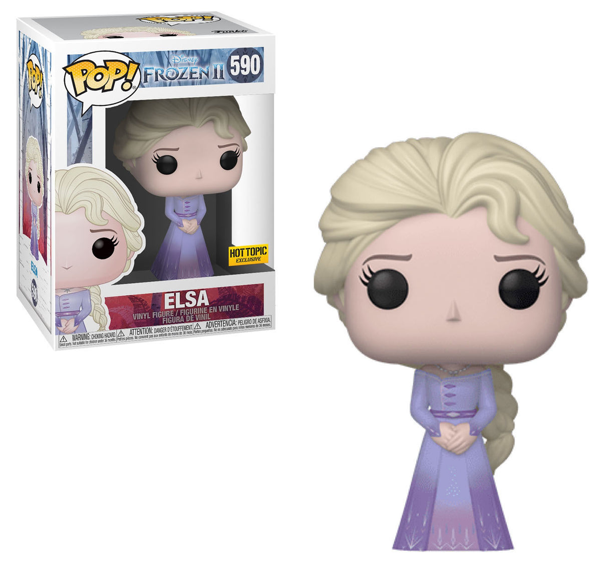 Funko Pop! Disney: Frozen II: Elsa (Dress) (Hot Topic Exclusive)