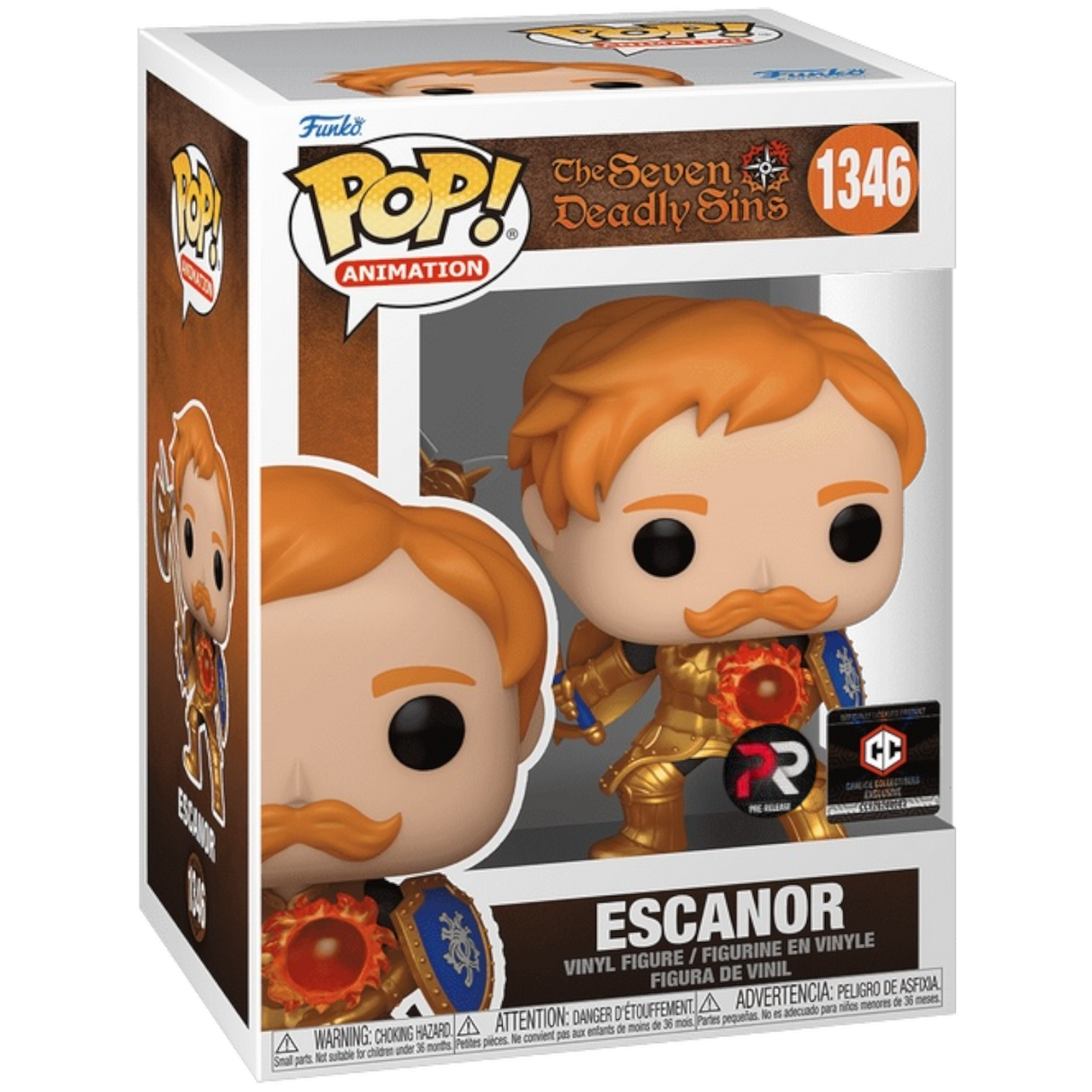Funko Pop! Animation: Seven Deadly Sins: Escanor (Chalice Collectables PR Exclusive)