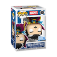 Funko Pop! Marvel Doctor Strange Spider-Man mash-up figure with detailed costume and dynamic pose, from Shak's Pop Shop.