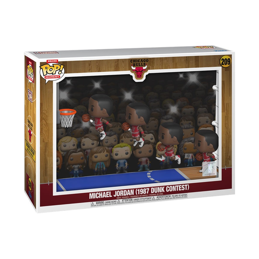 Funko Pop! Moments Deluxe: Chicago Bulls: Michael Jordan (1987 Dunk Contest)