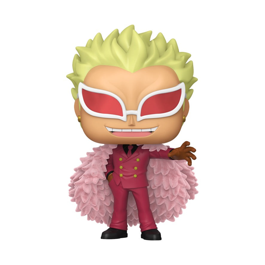 Funko Pop! Animatie: One Piece: Doflamingo (Flocked) (2026 Zomerbeurs Gedeelde Exclusieve Editie)
