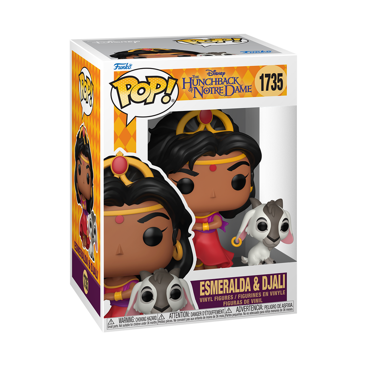 Funko Pop! Disney: The Hunchback of Notre Dame: Esmeralda & Djali