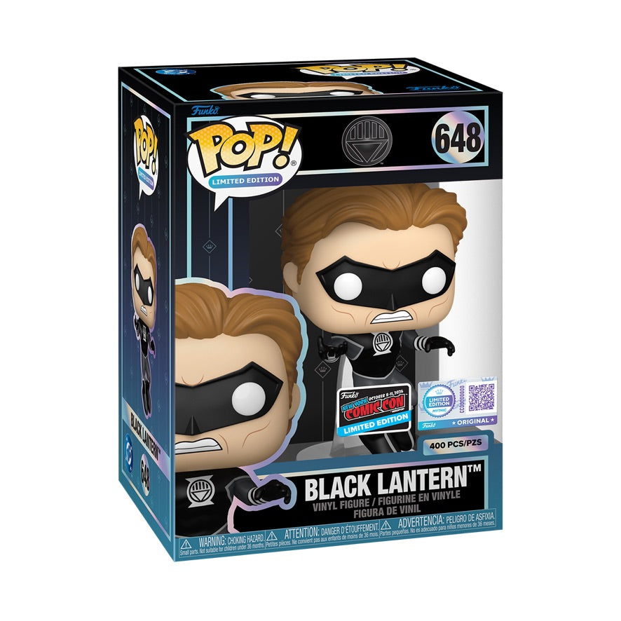 Funko Pop! Heroes: DC Super Heroes: Black Lantern (LE 400) (Funko Mythic Edition) (2026 NYCC Convention Exclusive)