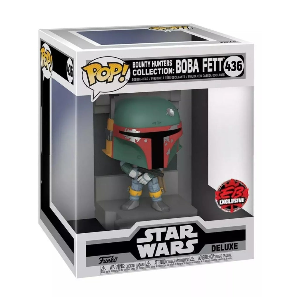 Funko Pop! Deluxe: Star Wars: Bounty Hunters Collection: Boba Fett (EB Games Canada Exclusive)